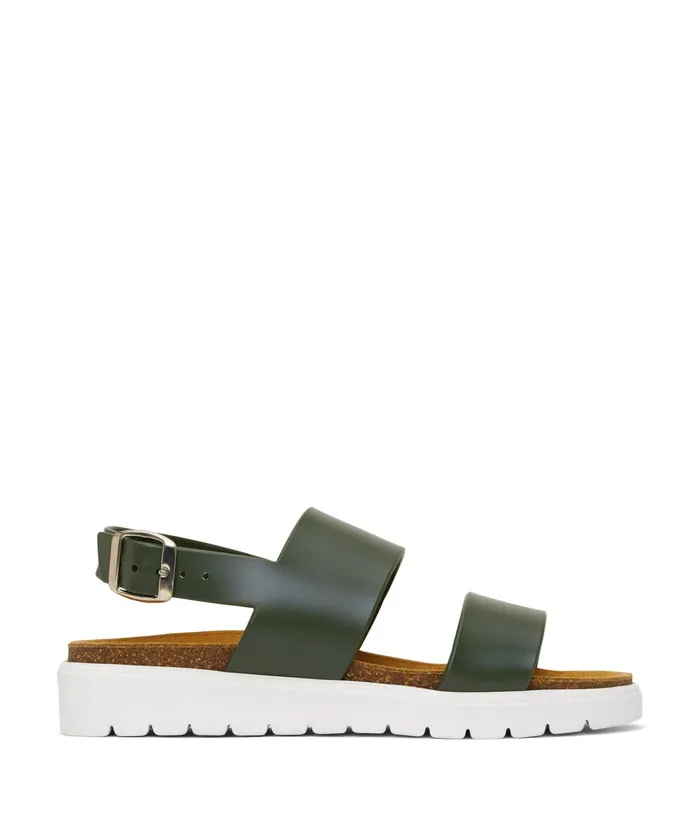 Women Ashai Vegan Sandals Olive Matt and Nat Sandals