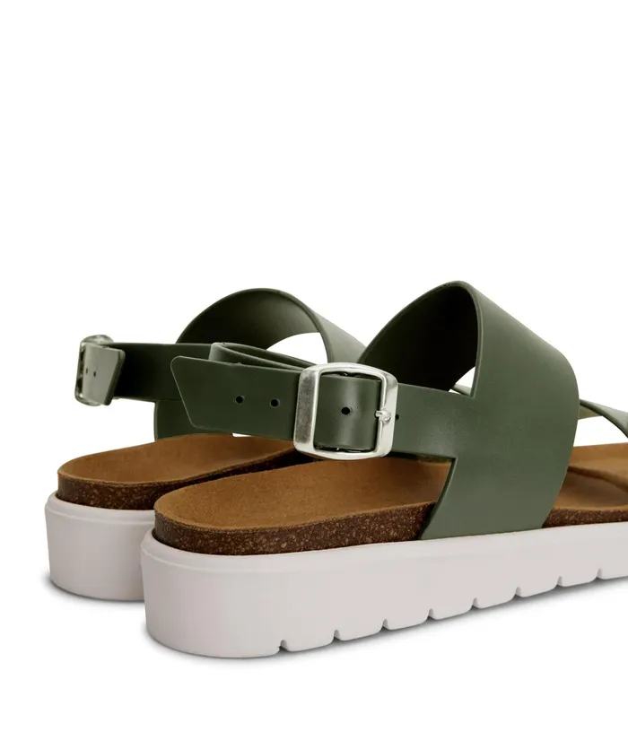 Women Ashai Vegan Sandals Olive Matt and Nat Sandals