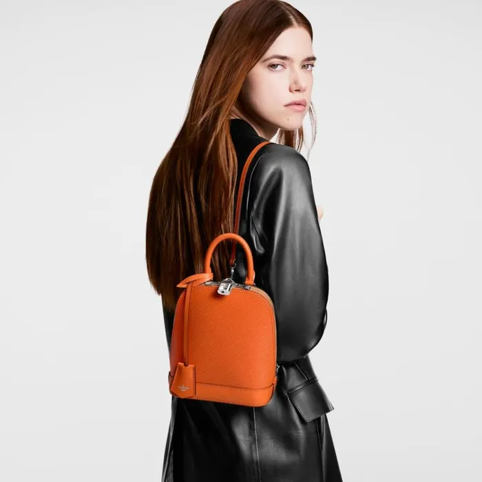 Women Backpacks Louis Vuitton Louis Vuitton M25104 Alma Backpack Orange 8211 Louis Vuitton Handbag Store