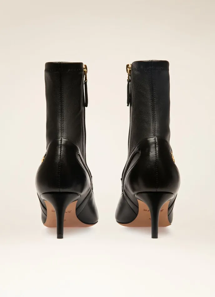 Women Bally Boots Ebe 8211 Leather Boots In Black