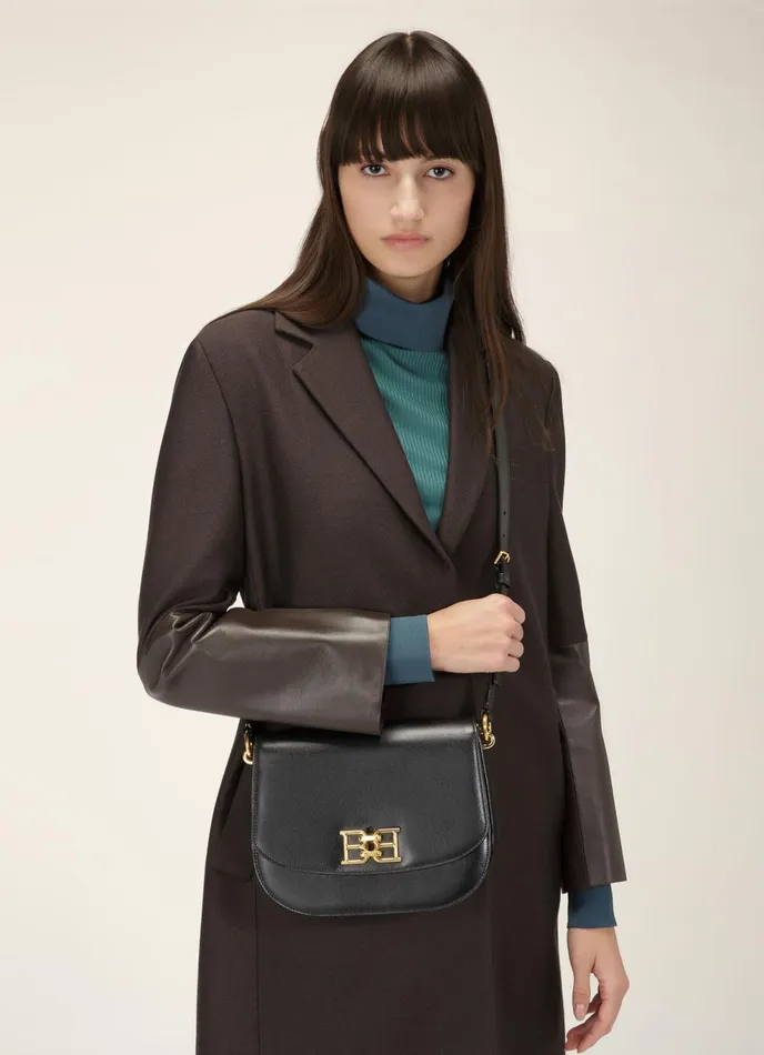 Women Bally Crossbody Bags Beckie 8211 Leather CrossBody Bag In Black