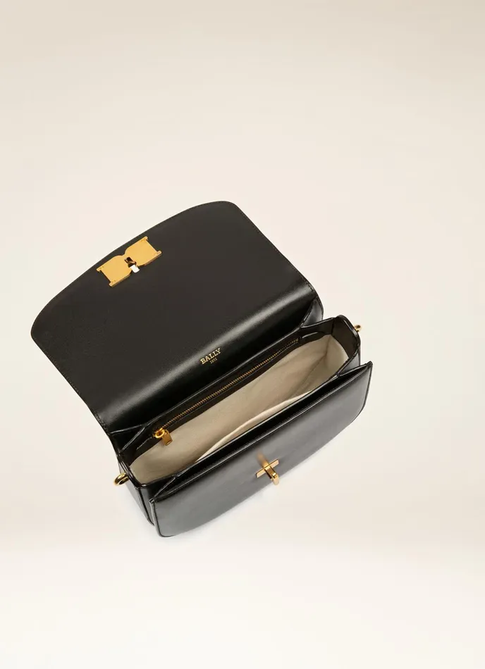 Women Bally Crossbody Bags Beckie 8211 Leather CrossBody Bag In Black
