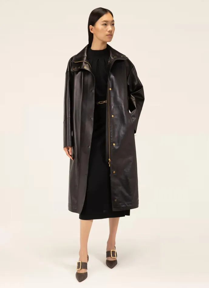 Women Bally Dresses And Skirts Belted Midi Dress 8211 Viscose Mix Dress In Black