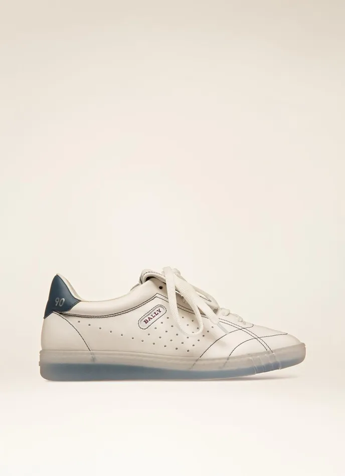 Women Bally Sneakers Weldy 8211 Leather Sneakers In White