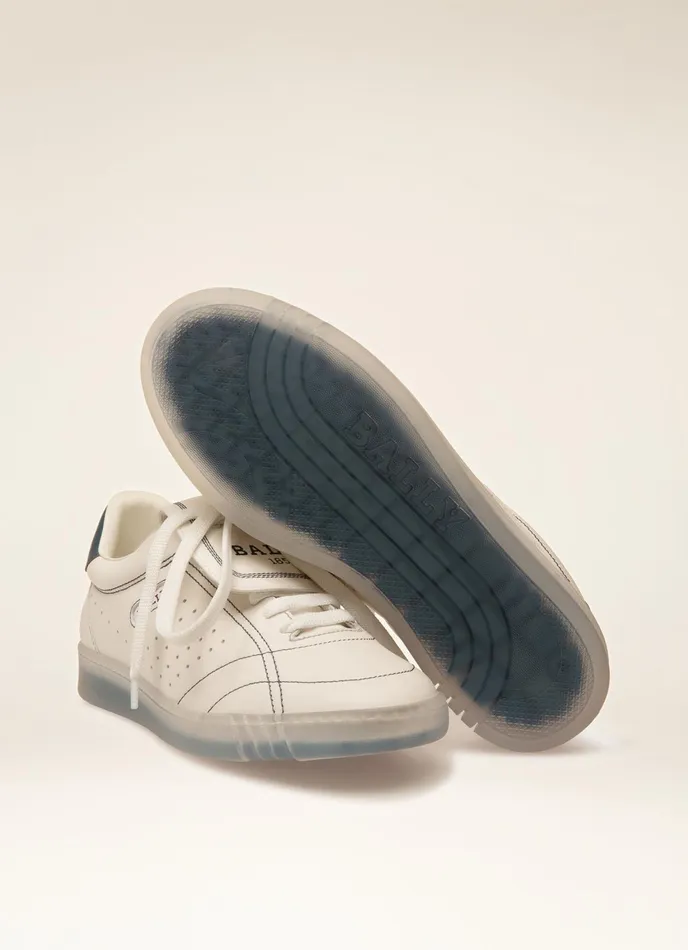 Women Bally Sneakers Weldy 8211 Leather Sneakers In White