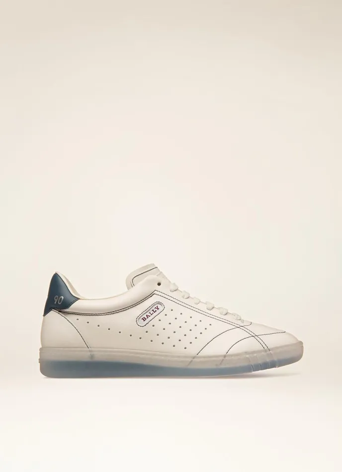 Women Bally Sneakers Weldy 8211 Leather Sneakers In White