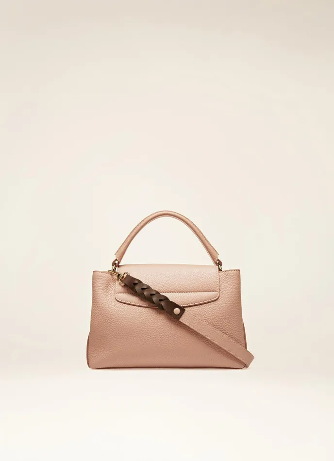 Women Bally Top Handle Bags Layka Small 8211 Leather Top Handle Bag In Pink