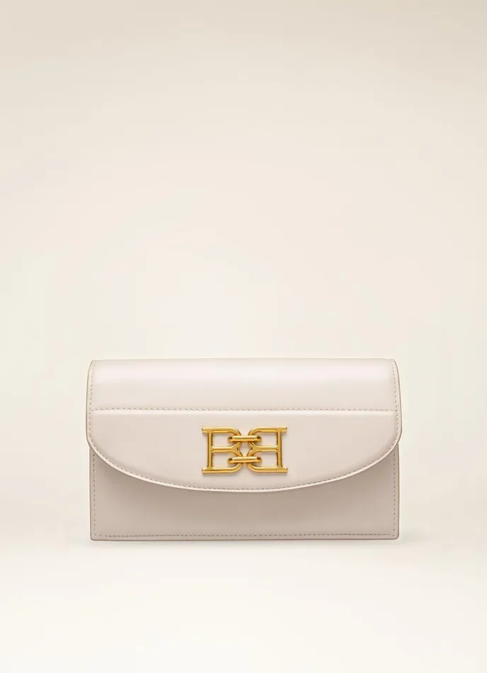 Women Bally Wallets Beylor 8211 Leather Phone Wallet In Bone