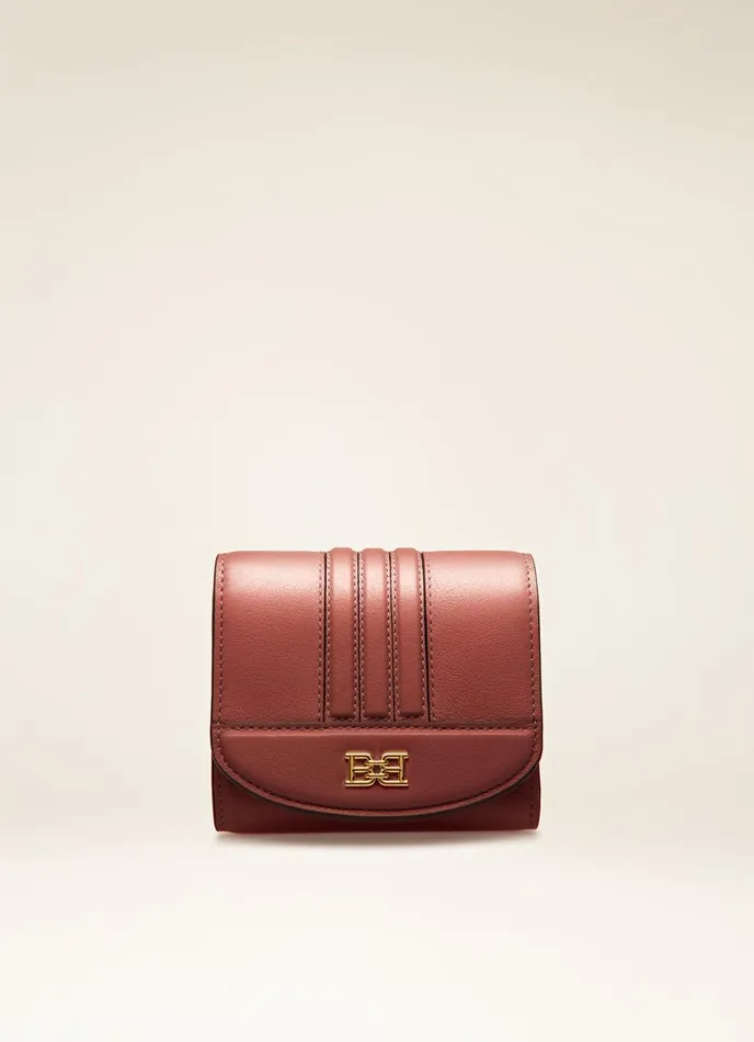 Women Bally Wallets Blessy 8211 Leather Wallet In Heritage Red