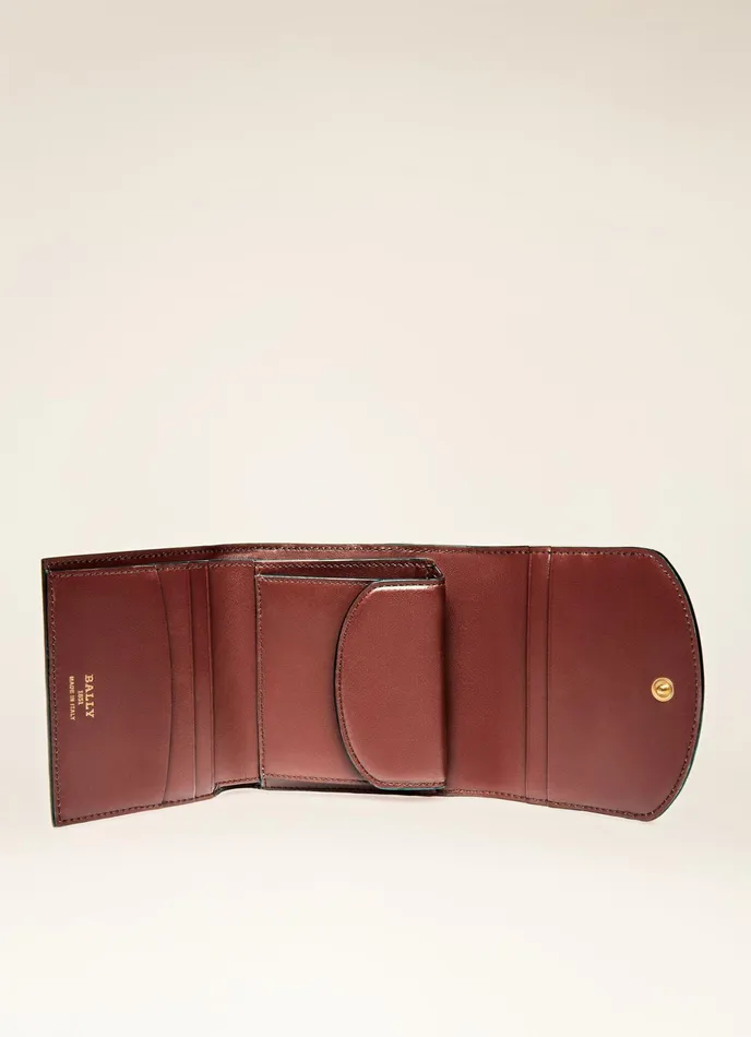 Women Bally Wallets Blessy 8211 Leather Wallet In Heritage Red
