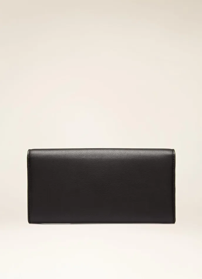 Women Bally Wallets Vinney 8211 Leather Continental Wallet In Black