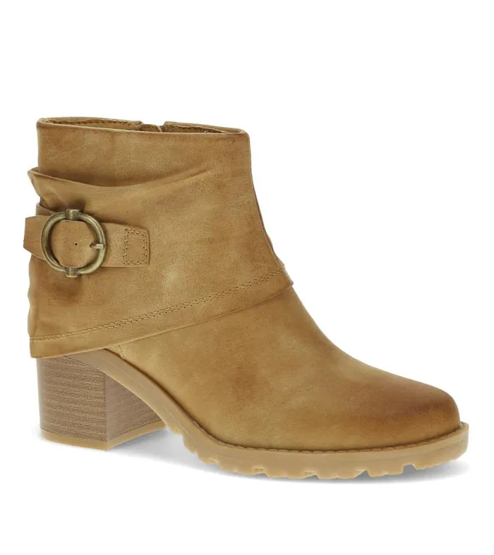 Women Baretraps Booties Deborah Block Heel Bootie Sand