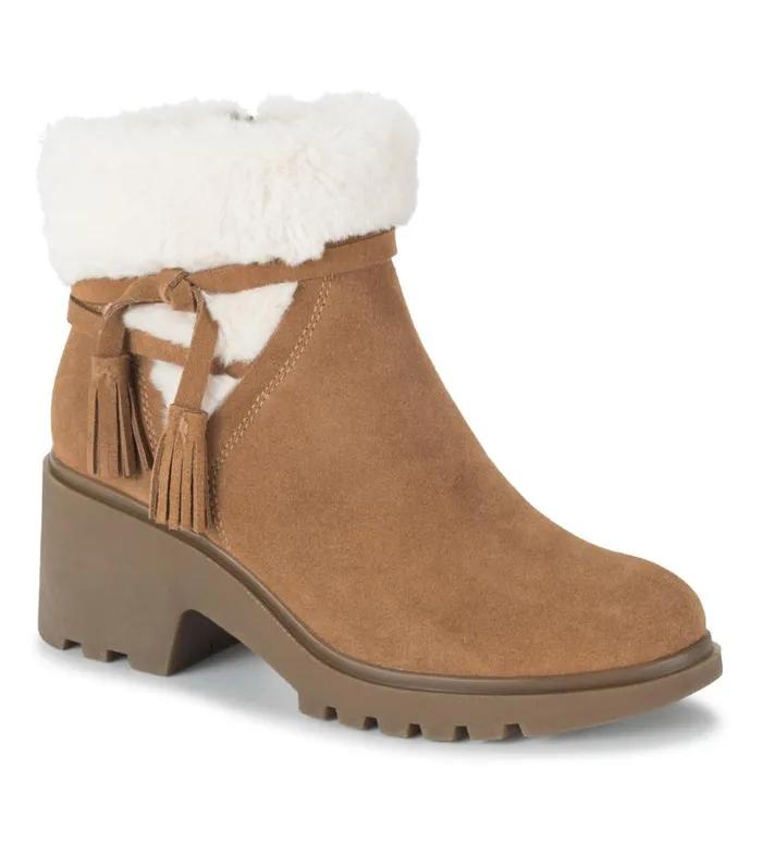 Women Baretraps Booties Dolors Cold Weather Bootie Cognac