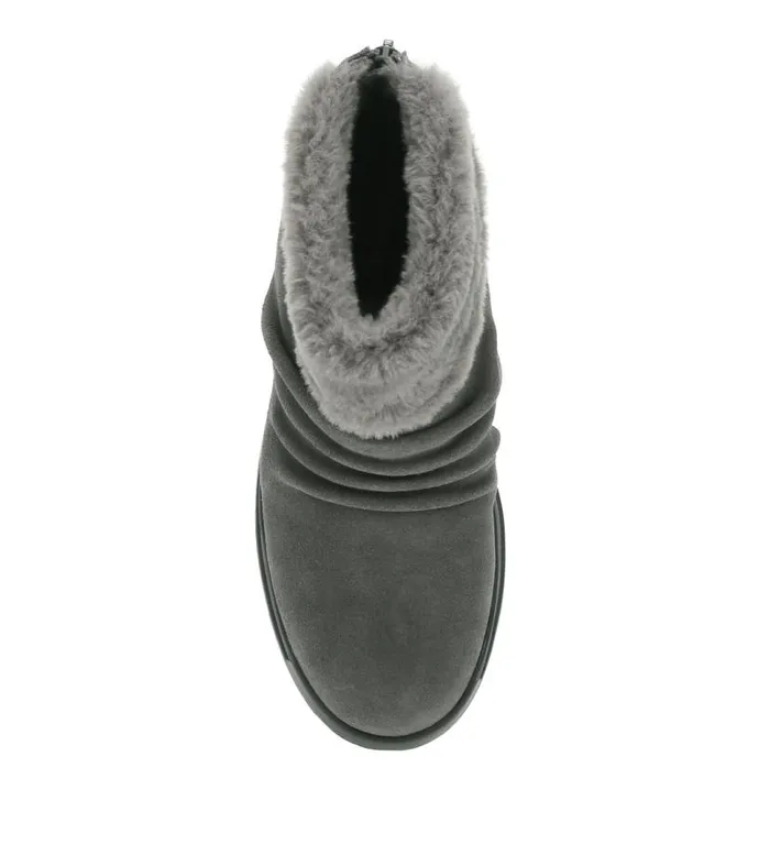 Women Baretraps Booties Nuri Cold Weather Bootie Dark Grey Suede Women Baretraps Booties Nuri Cold Weather Bootie Dark Grey Suede