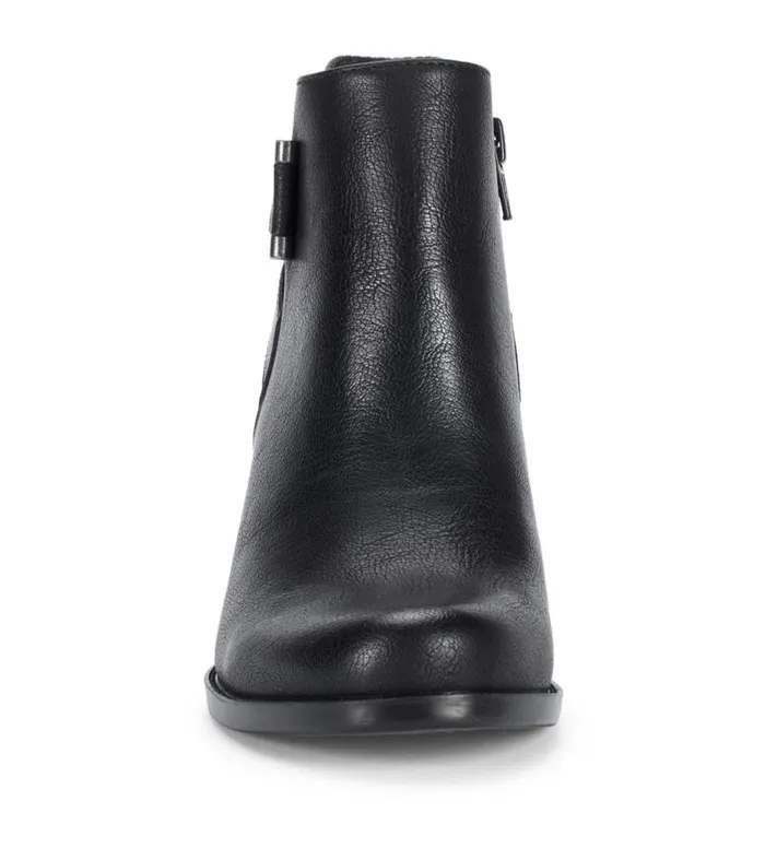 Women Baretraps Booties Reggie Block Heel Bootie Black Wave Emboss Women Baretraps Booties Reggie Block Heel Bootie Black Wave Emboss