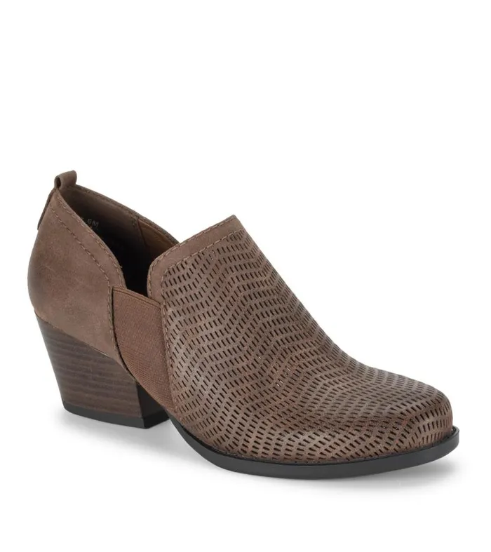Women Baretraps Booties Ridgely Block Heel Bootie Dark Taupe