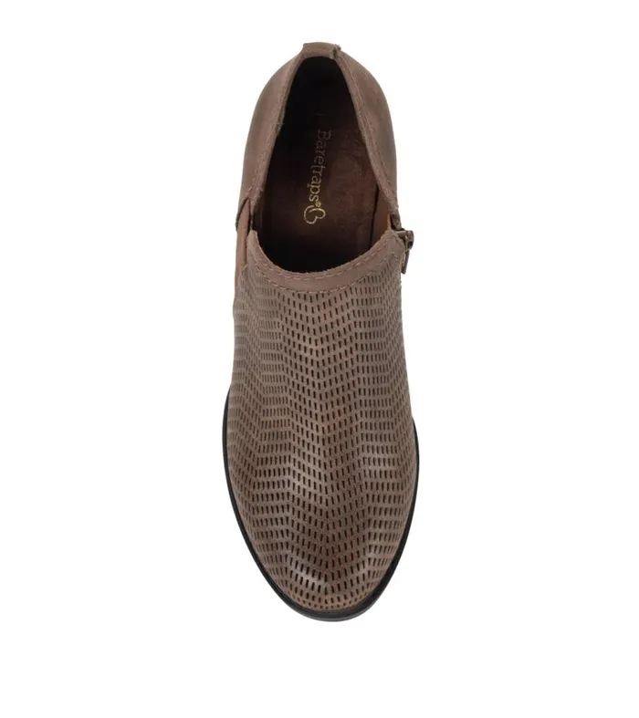 Women Baretraps Booties Ridgely Block Heel Bootie Dark Taupe Women Baretraps Booties Ridgely Block Heel Bootie Dark Taupe