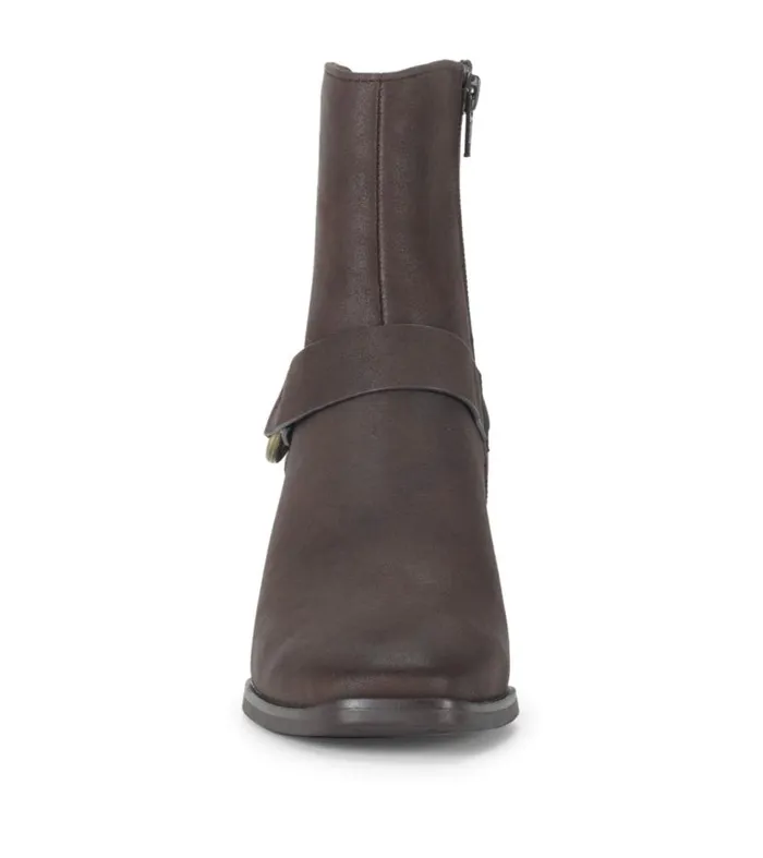 Women Baretraps Booties Tiana Block Heel Bootie Dark Brown Women Baretraps Booties Tiana Block Heel Bootie Dark Brown