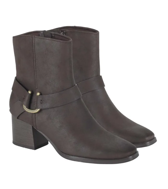 Women Baretraps Booties Tiana Block Heel Bootie Dark Brown Women Baretraps Booties Tiana Block Heel Bootie Dark Brown