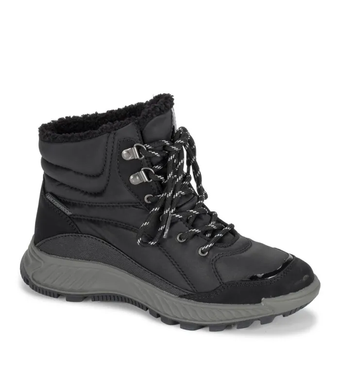 Women Baretraps Cold Weather Boots Maine Waterproof Hiker Boot Black