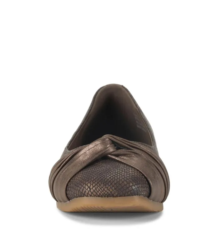 Women Baretraps Flats and Loafers Chainey Casual Flat Taupe Metallic Women Baretraps Flats and Loafers Chainey Casual Flat Taupe Metallic