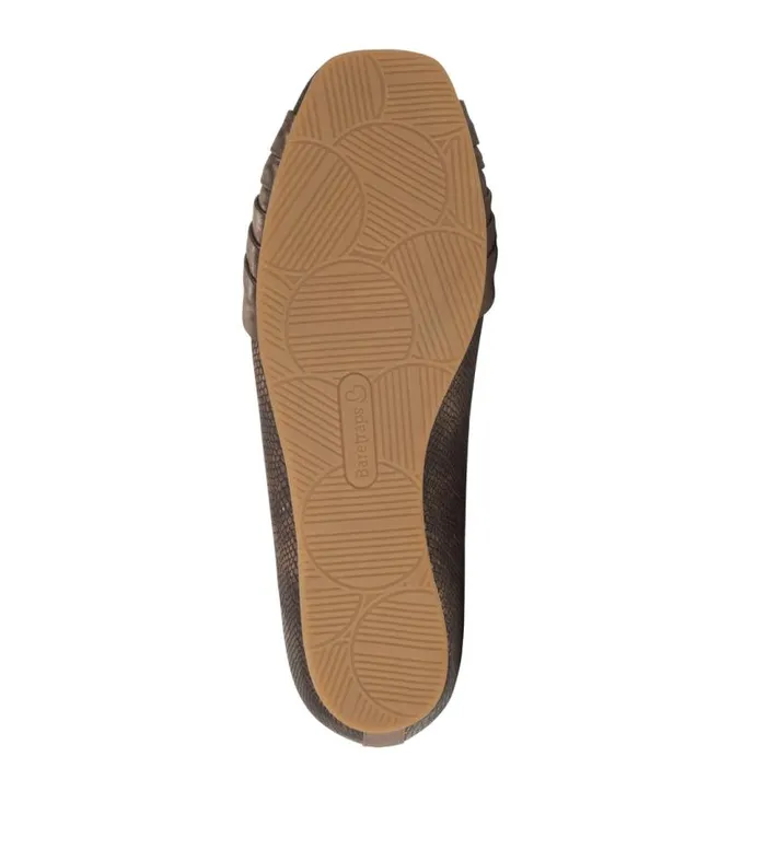 Women Baretraps Flats and Loafers Chainey Casual Flat Taupe Metallic Women Baretraps Flats and Loafers Chainey Casual Flat Taupe Metallic