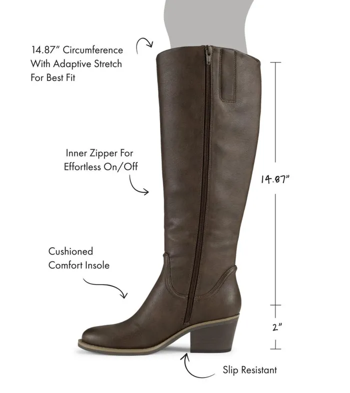 Women Baretraps Knee High Boots Laryssa Riding Boot Dark Brown Women Baretraps Knee High Boots Laryssa Riding Boot Dark Brown