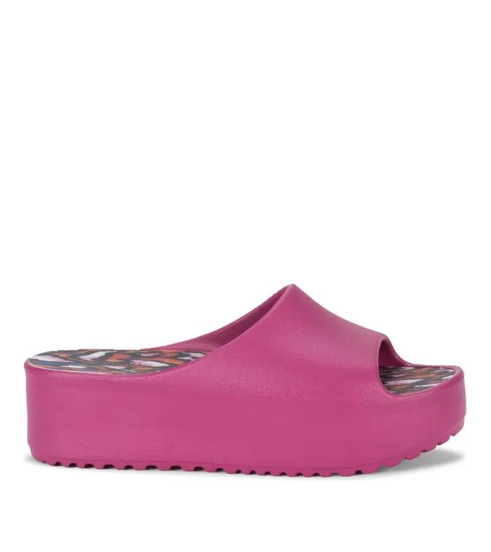 Women Baretraps Slides and Slip On Sandals Parvati Platform Sandal Magenta Women Baretraps Slides and Slip On Sandals Parvati Platform Sandal Magenta