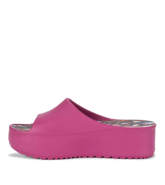 Women Baretraps Slides and Slip On Sandals Parvati Platform Sandal Magenta Women Baretraps Slides and Slip On Sandals Parvati Platform Sandal Magenta