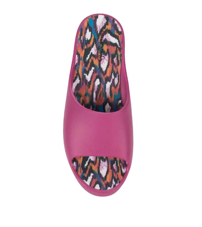 Women Baretraps Slides and Slip On Sandals Parvati Platform Sandal Magenta Women Baretraps Slides and Slip On Sandals Parvati Platform Sandal Magenta