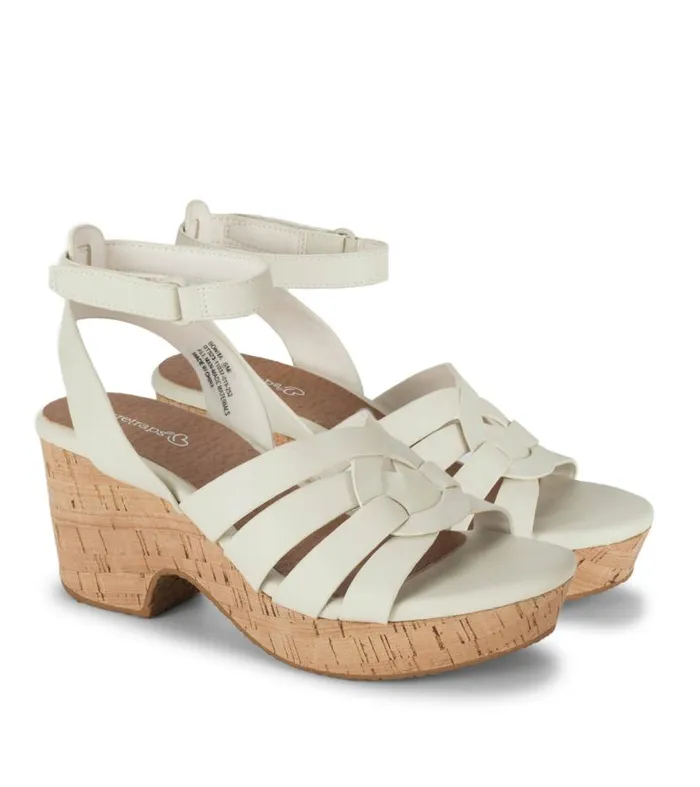 Women Baretraps Wedge Sandals Bonita Wedge Sandal Cream Women Baretraps Wedge Sandals Bonita Wedge Sandal Cream