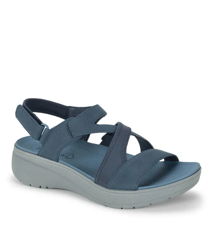 Women Baretraps Wedge Sandals Temira Wedge Sandal Navy Blue