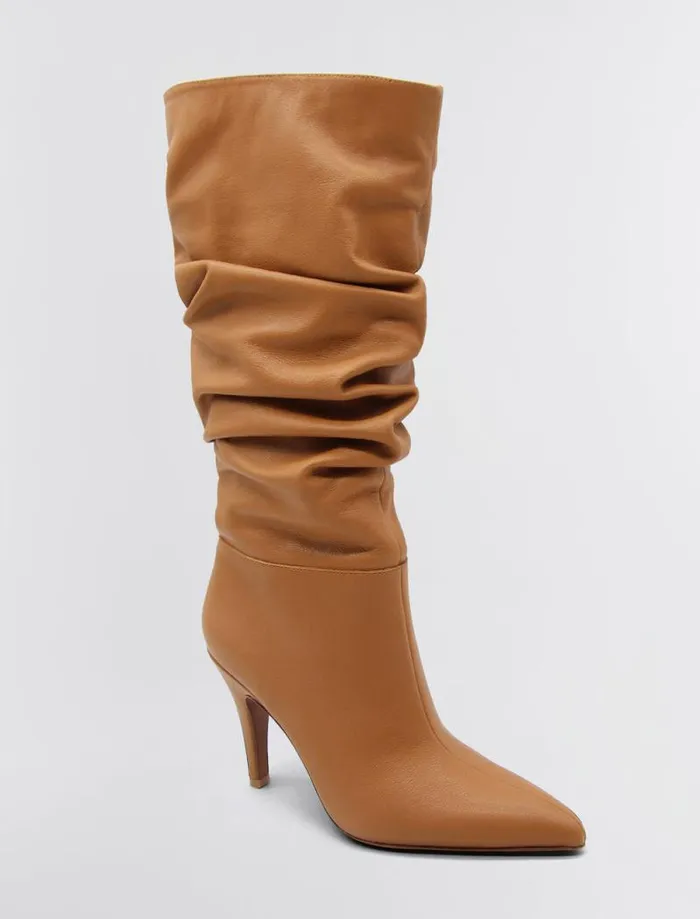 Women BCBG Shoes Braxton Slouch Boot Cashew