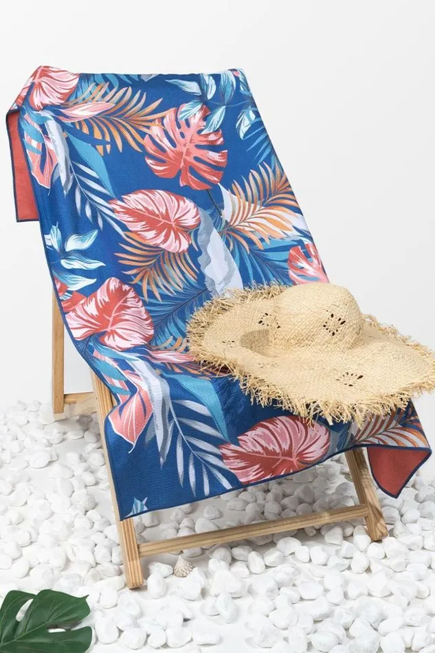 Women Beach Blankets Cupshe Tropical Lush Leafy Beach Blanket Multicolor