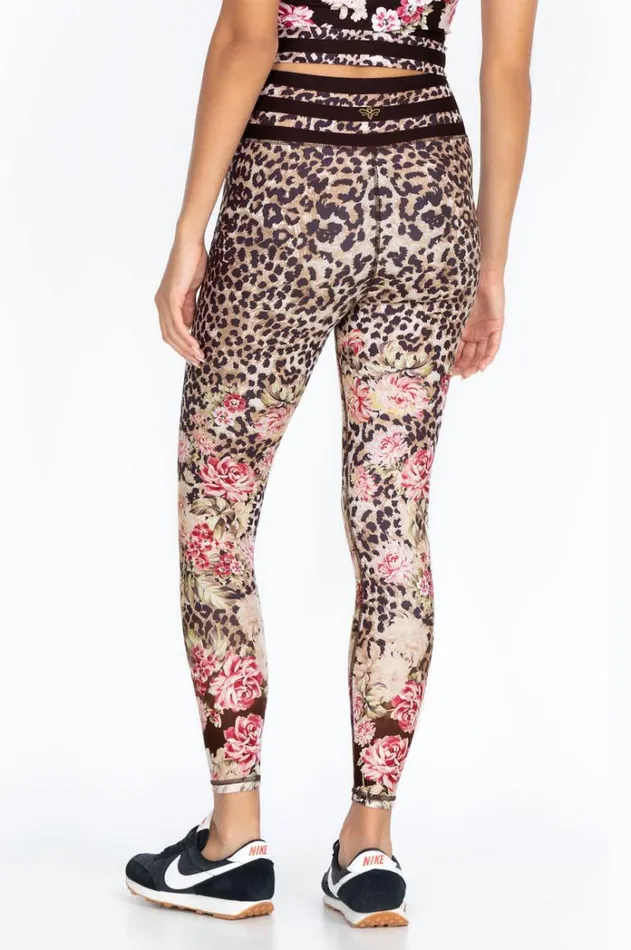 Women Bee Active Legging Vintage Rose Johnny Was Active Women Bee Active Legging Vintage Rose Johnny Was Active