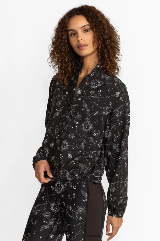 Women BEE ACTIVE MOCK NECK PULLOVER JACKET Bijou Johnny Was Outerwear Women BEE ACTIVE MOCK NECK PULLOVER JACKET Bijou Johnny Was Outerwear