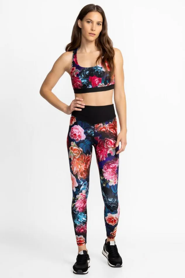 Women Bee Active VYoke Legging Studio Johnny Was Active