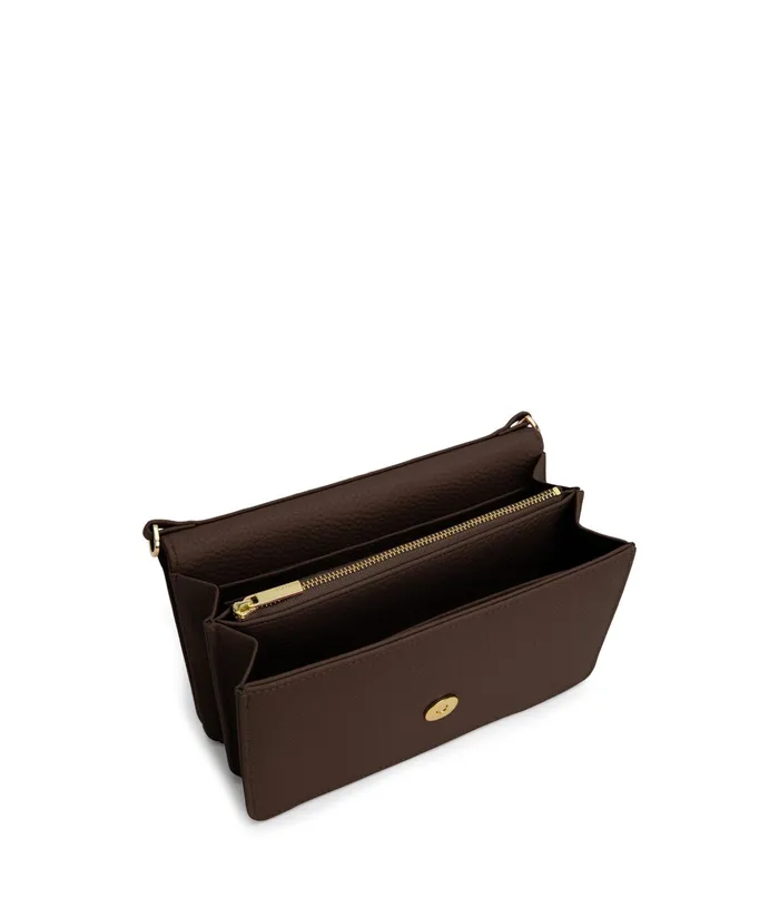 Women Bee Vegan Crossbody Bag 8211 Purity Chocolate Matt and Nat Crossbody