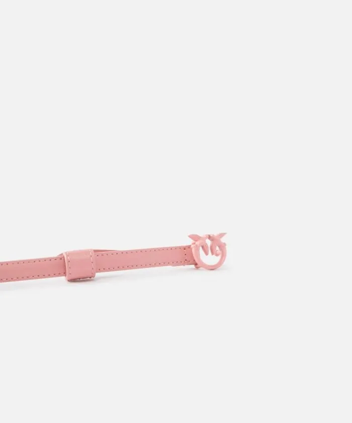 Women Belts Pinko Superthin Colourblock Love Birds Belt 1cm Peach Flowercolourblock Women Belts Pinko Superthin Colourblock Love Birds Belt 1cm Peach Flowercolourblock
