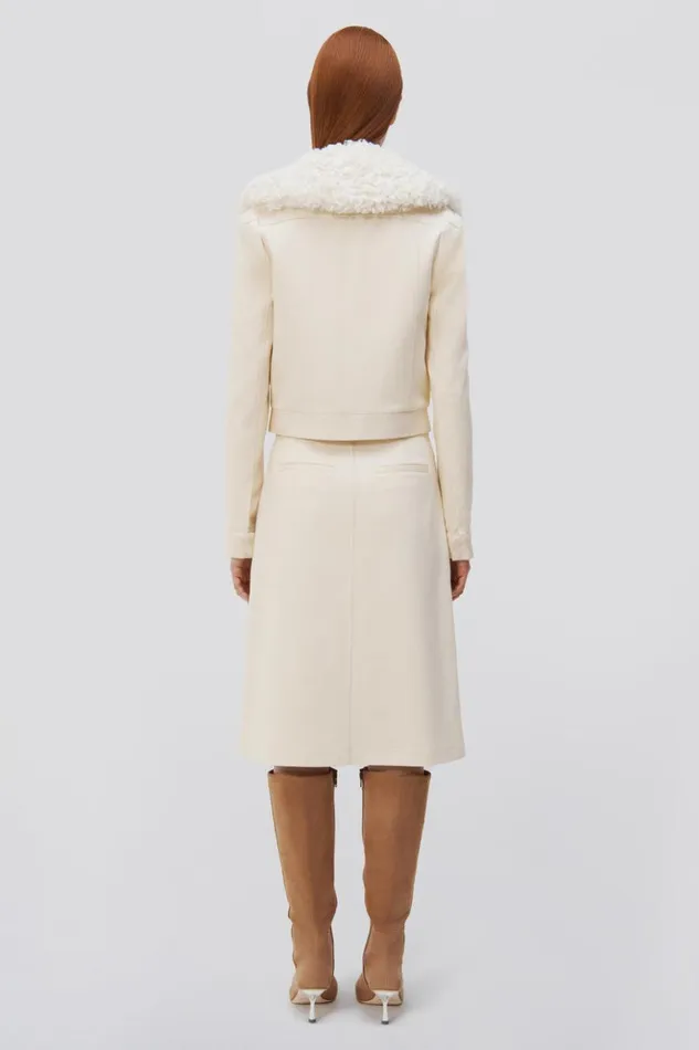 Women Bernadette Jacket Eggshell Jonathan Simkhai Jackets and Coats