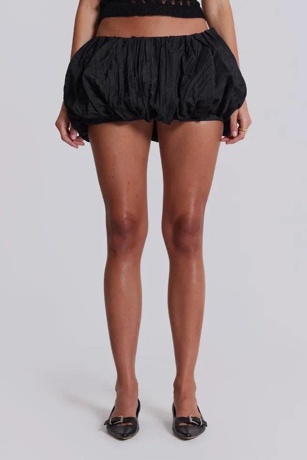 Women Black Mini Balloon Skirt Jaded London Mini Skirts