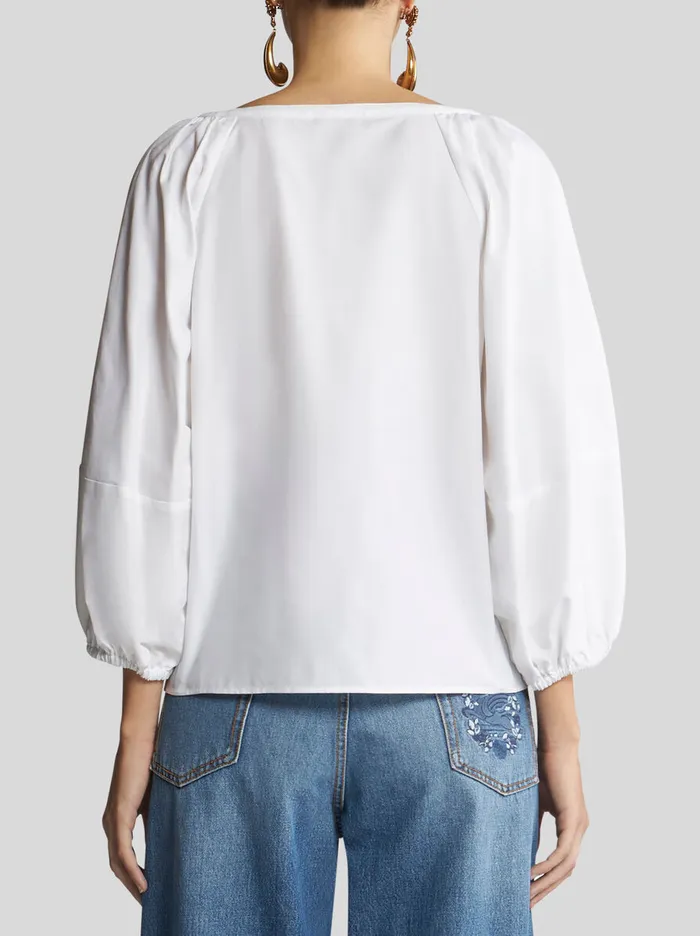 Women Blouse With Embroidery Etro Shirts And Blouses