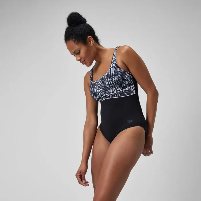 Women BodyShaping Speedo Women039s Shaping Contour Eclipse Swimsuit BlackGrey Women BodyShaping Speedo Women039s Shaping Contour Eclipse Swimsuit BlackGrey
