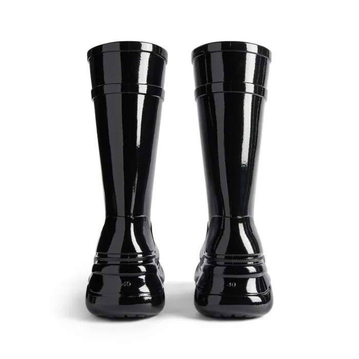 Women Boots and Ankle Boots Balenciaga Crocs Boot In Black