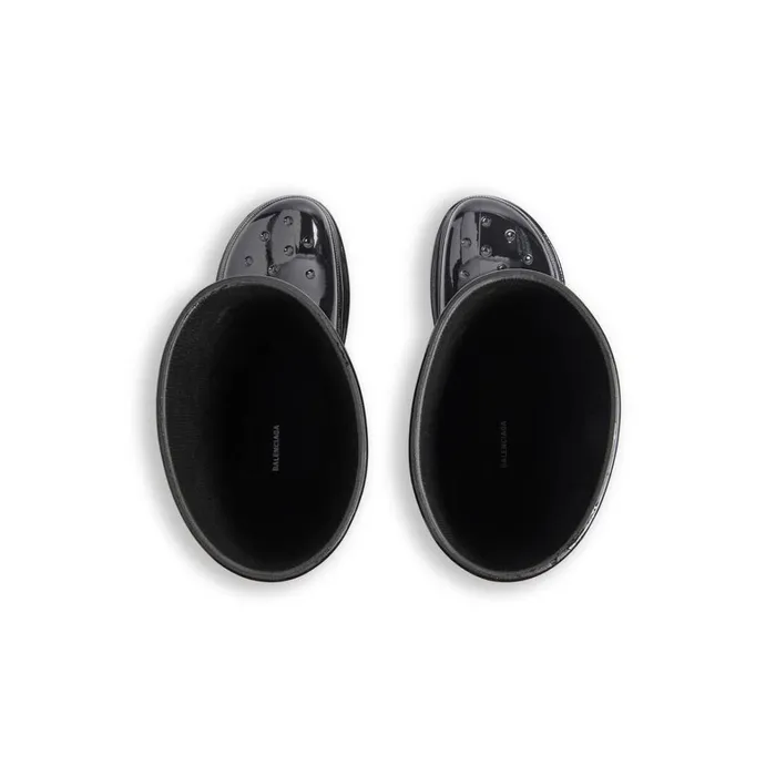 Women Boots and Ankle Boots Balenciaga Crocs Boot In Black