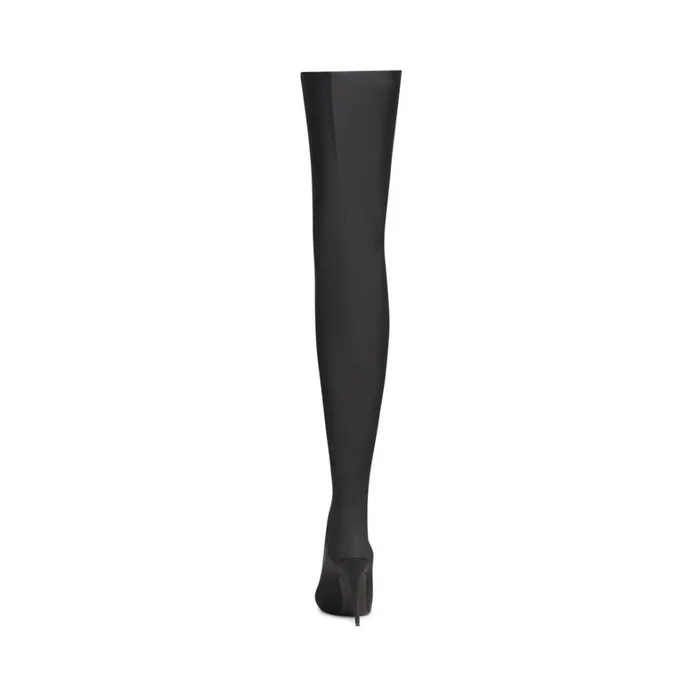Women Boots and Ankle Boots Balenciaga Knife 110mm Overtheknee Boot In Black