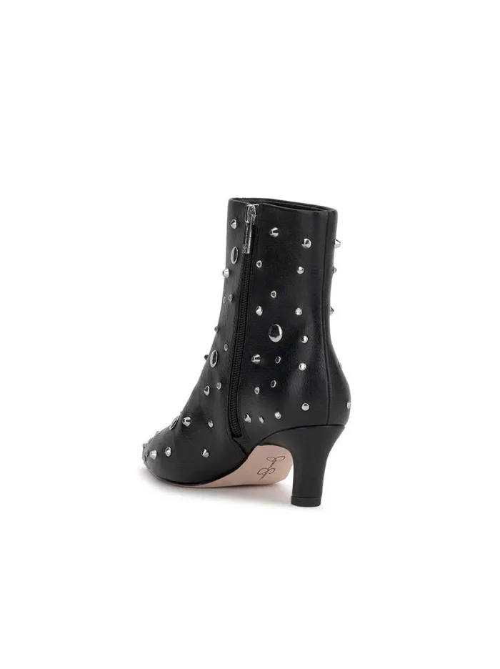 Women Boots and Booties Jessica Simpson Viviana Kitten Heel Bootie In Black