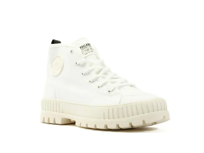 Women Boots PALLADIUM PALLASHOCK ORGANIC 2 Star White Women Boots PALLADIUM PALLASHOCK ORGANIC 2 Star White