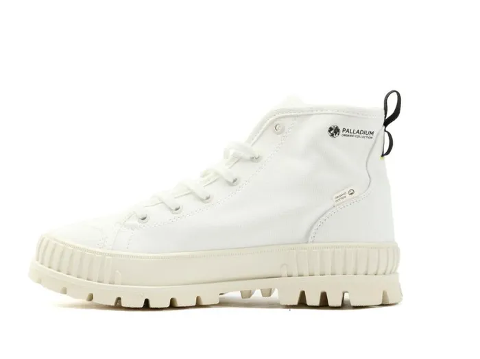Women Boots PALLADIUM PALLASHOCK ORGANIC 2 Star White Women Boots PALLADIUM PALLASHOCK ORGANIC 2 Star White