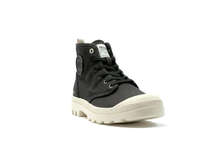 Women Boots PALLADIUM PAMPA HI ZIP ORGANIC Black Women Boots PALLADIUM PAMPA HI ZIP ORGANIC Black